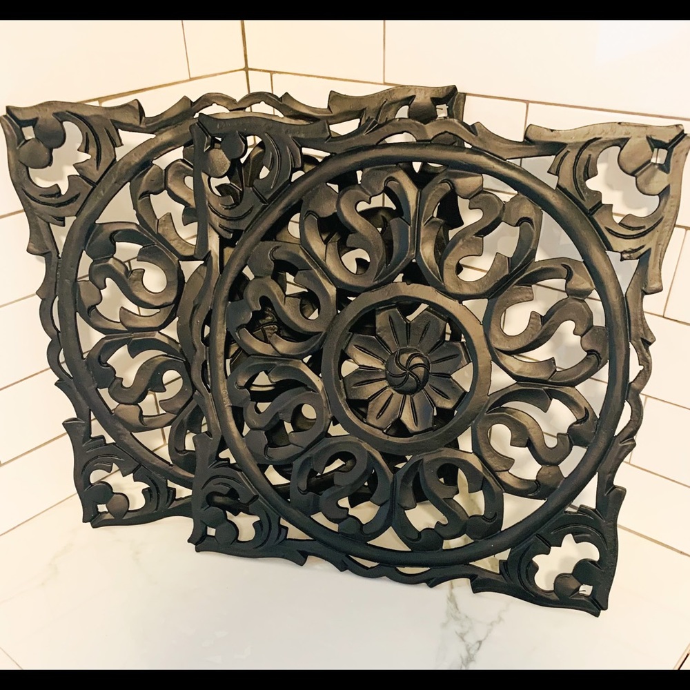 Black wall decor